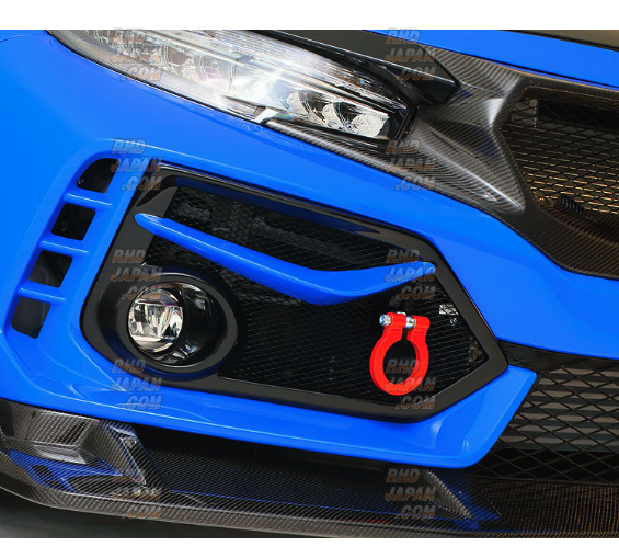 J's Racing Type S Front Sports Garnish Set FRP - Civic Type-R FK8
